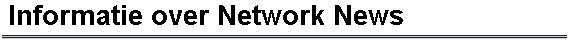  Informatie over Network News 